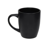 Krūze keramiska Trone 350ml, matēti melna