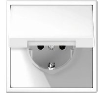 Kontaktligzda Liregus Modern IKL16-208-01.M-WM, Iezemēta rozete, IP44, matēti balts