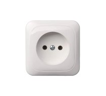 Kontaktligzda Liregus Alfa PKL10-16-010, rozete bez zemējuma, balta