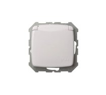 Kontaktligzda Liregus Alfa IKL16-008-01 A-B, Iezemēta rozete, IP44, balta