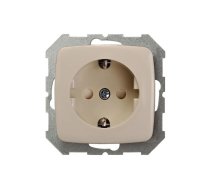 Kontaktligzda Liregus Alfa IKL16-014-01 A-S, Iezemēta rozete, bēša