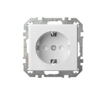Kontaktligzda Liregus Epsilon IKL16-214-01 E-B, Iezemēta rozete, balta krās.