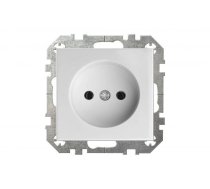 Kontaktligzda Liregus Epsilon IKL16-304-01 E-B, rozete bez zemējuma, balta