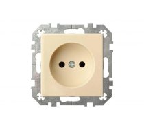 Kontaktligzda Liregus Epsilon IKL16-304-01 E-S, rozete bez zemējuma, bēša