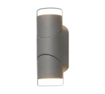 Āra sienas lampa Tope Sano, 6W, LED, IP65, antracīta krās., 6.5 cm x 19.2 cm
