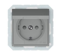 Kontaktligzda Vilma QR1000 RP16-003-22, Iezemēta rozete, IP44, matēti pelēka krās.