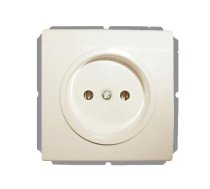 Kontaktligzda Vilma ST150 111010201201, rozete bez zemējuma, ziloņkaula