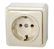 Kontaktligzda Vilma SL+250 RP16-002V, Iezemēta rozete, ziloņkaula krās.