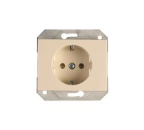 Kontaktligzda Vilma XP500 111050202209, Iezemēta rozete, ziloņkaula