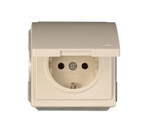 Kontaktligzda Vilma SL250 111030202207, Iezemēta rozete, IP44, ziloņkaula