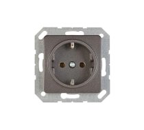 Kontaktligzda Vilma SL250 111030202709, Iezemēta rozete, antracīta