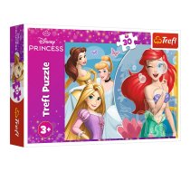 TREFL DISNEY PRINCESS Puzle Princesess, 30 gab.