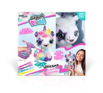 AIRBRUSH PLUSH Plīša DIY komplekts Vienradzis ar aerogrāfu, 25 cm