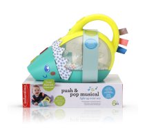 INFANTINO Push & pop Muzikālais mini putekļsūcējs ar gaismām