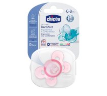 CHICCO Fizioloģiskās formas māneklis Comfort, 0 m+, rozā