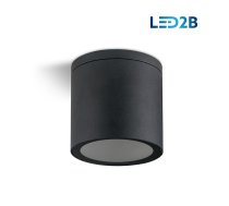 Āra lampa QUERK 2 GU10 melna IP54 /30