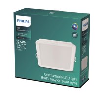 Iebūvēta lampa Philips MESON. 12.5W. 4000°K. LED. balta