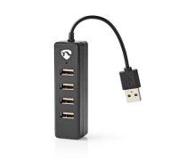 USB hub 4-port USB 2.0. black