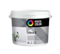 Dispersijas krāsa Pentacolor Ultra 3. balta. 3 l