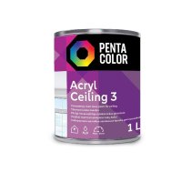 Dispersijas krāsa Pentacolor Acryl 3. balta. 1 l