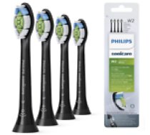 Philips Sonicare W2 zobu birstes uzgaļi – melni, 4 gab. (HX6064/95)