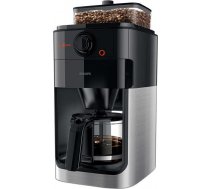 Philips Grind & Brew Coffee maker HD7767/00 With glass jug Integrated coffee grinder Black & metal W HD7767/00