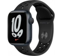 Smartwatch Apple Apple Watch Nike Series 7 GPS, 45mm Midnight Aluminium Case with Anthracite/Black N MKNC3WB/A