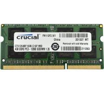 NB MEMORY 4GB PC12800 DDR3/SO CT51264BF160B CRUCIAL CT51264BF160B