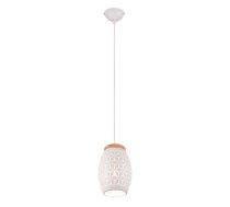 Trio Bidar piekarama lampa 1-pc E27 matt white brushed steel R31571031 4017807574913