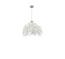 Trio Leavy piekarama lampa 38 cm E27 white brushed steel R10461901 4017807301984