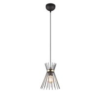 Trio Rod piekarama lampa 1-pc E27 black/gold brushed steel R31531080 4017807576788
