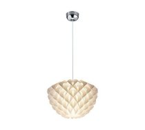 Trio Tilia piekarama lampa E27 white brushed steel R30540101 4017807387070