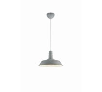 Trio Will piekarama lampa E27 concrete brushed steel R30421078 4017807346305