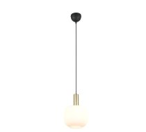 Trio Diva piekarama lampa E27 matt brass/white brushed steel 319800108 4017807614497