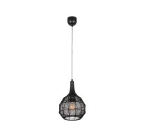 Trio Soraya piekarama lampa 26 x 27 cm E27 matt black brushed steel 365430132 4017807617474