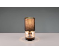 Trio Elio table lamp E27 matt black/amber gaismeklis 517800113 4017807601053