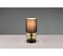 Trio Elio table lamp E27 matt black/green gaismeklis 517800115 4017807601060