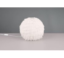 Trio Furry table lamp E27 sand white gaismeklis R51581001 4017807600131