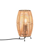 TRIO-Lighting Inga table lamp E27 rattan gaismeklis