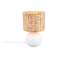 Trio Vina table lamp 29 cm E27 matt white/beige gaismeklis 518900101 4017807614701