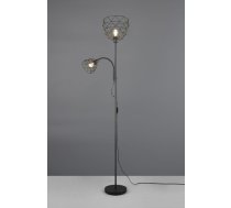 Haval floor lamp E27 + E14 matt black gaismeklis