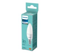 PHILIPS LED 40W B35 E14 Auksti balta 4000K matēta spuldze 8719514313323 929003604083