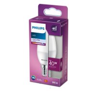 PHILIPS LED 40W B35 E14 Auksti balta 4000K matēta spuldze 8719514309883 929003604055