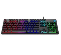 HP K500F Membrānas Spēļu Tastatūra RGB / USB / ENG