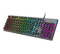 HP K500Y Membrānas Spēļu Tastatūra RGB / USB / ENG