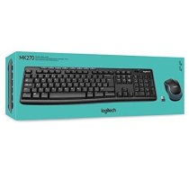 Logitech MK270 Bezvadu Komplekts Klaviatūra + Pele (ENG)
