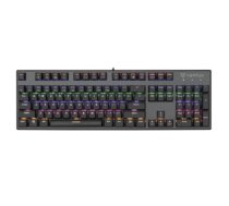 VERTUX Tactical Mehāniskā RGB Spēļu Tastatūra