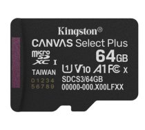 Kingston Canvas Select Plus MicroSDXC Atmiņas karte 64GB