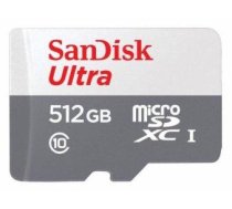 SanDisk Ultra Atmiņas karte microSDXC 512GB + Adapteris