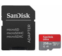 Sandisk Ultra microSDXC 256GB + Adapter Atmiņas karte